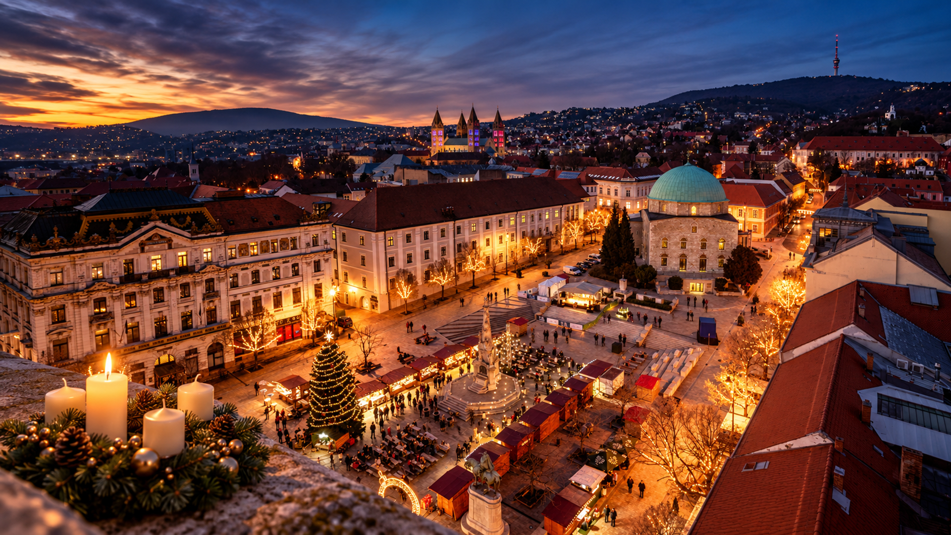Advent Pécs szívében